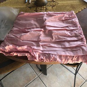 FE Clothing, high waisted pink ruffled mini skirt